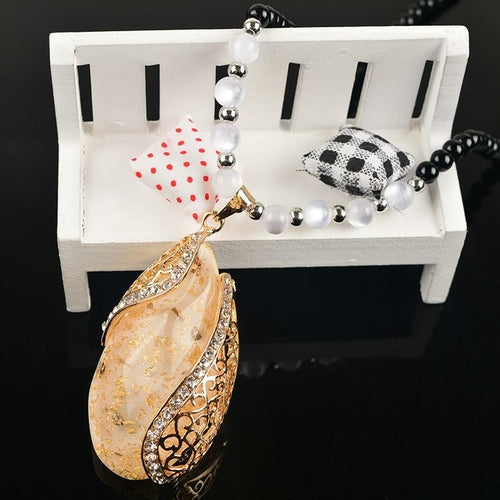 Newest Crystal Necklaces Jewelry Fashion Women Crystal Pendant